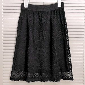 Black Lace Skirt